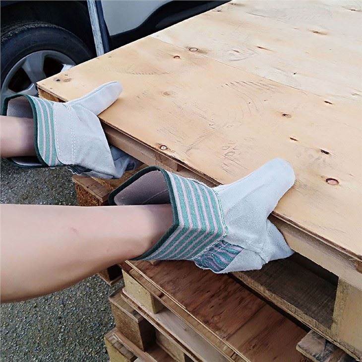 Sheepskin Leather Work Gloves